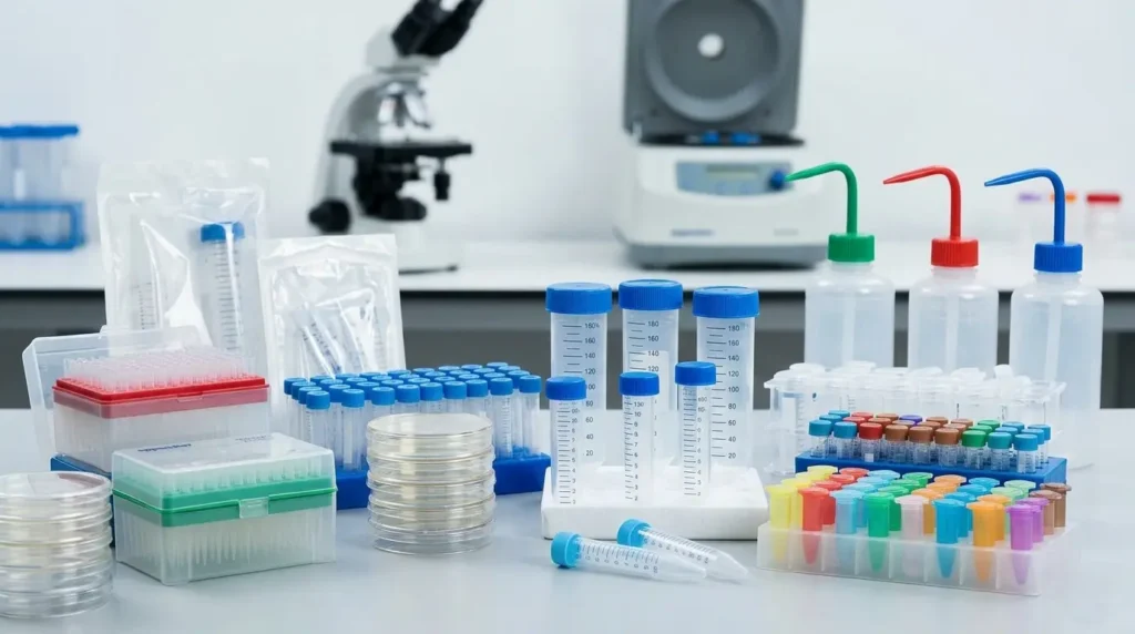 Yüksek kaliteli ve steril laboratuvar sarf malzemeleri üretim hattı