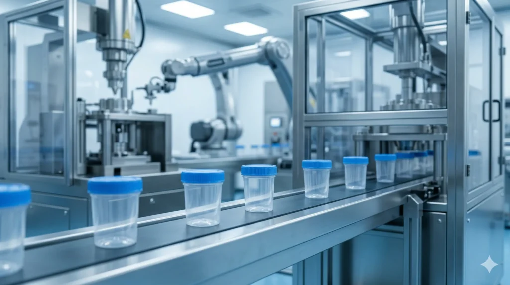 İdrar kabı üreticisi gaita kabı fabrikası steril numune kapları